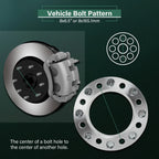 4X 1.5" Wheel Adapters 8x6.5/8x165.1 to 8x170 for Dodge Ram 2500 3500 (1994–2023)