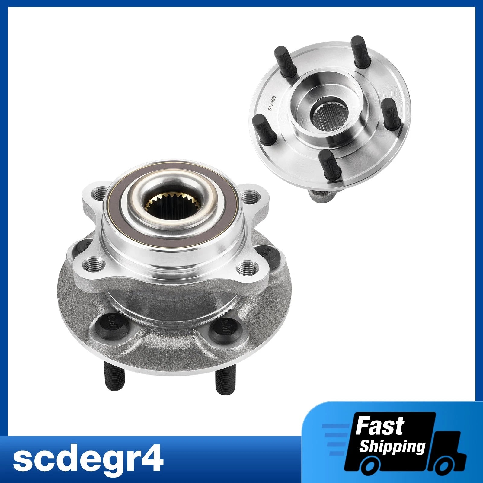 Front Wheel Bearing and Hub Assembly for Lincoln MKZ (2013–2016)