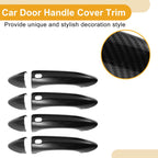Door Handle Cover Trim for Chevrolet Cruze (Carbon Fiber, Black)