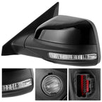 Left Side Heated Mirror with Turn Signal & Puddle Light for Ford Explorer (2016–2019)
