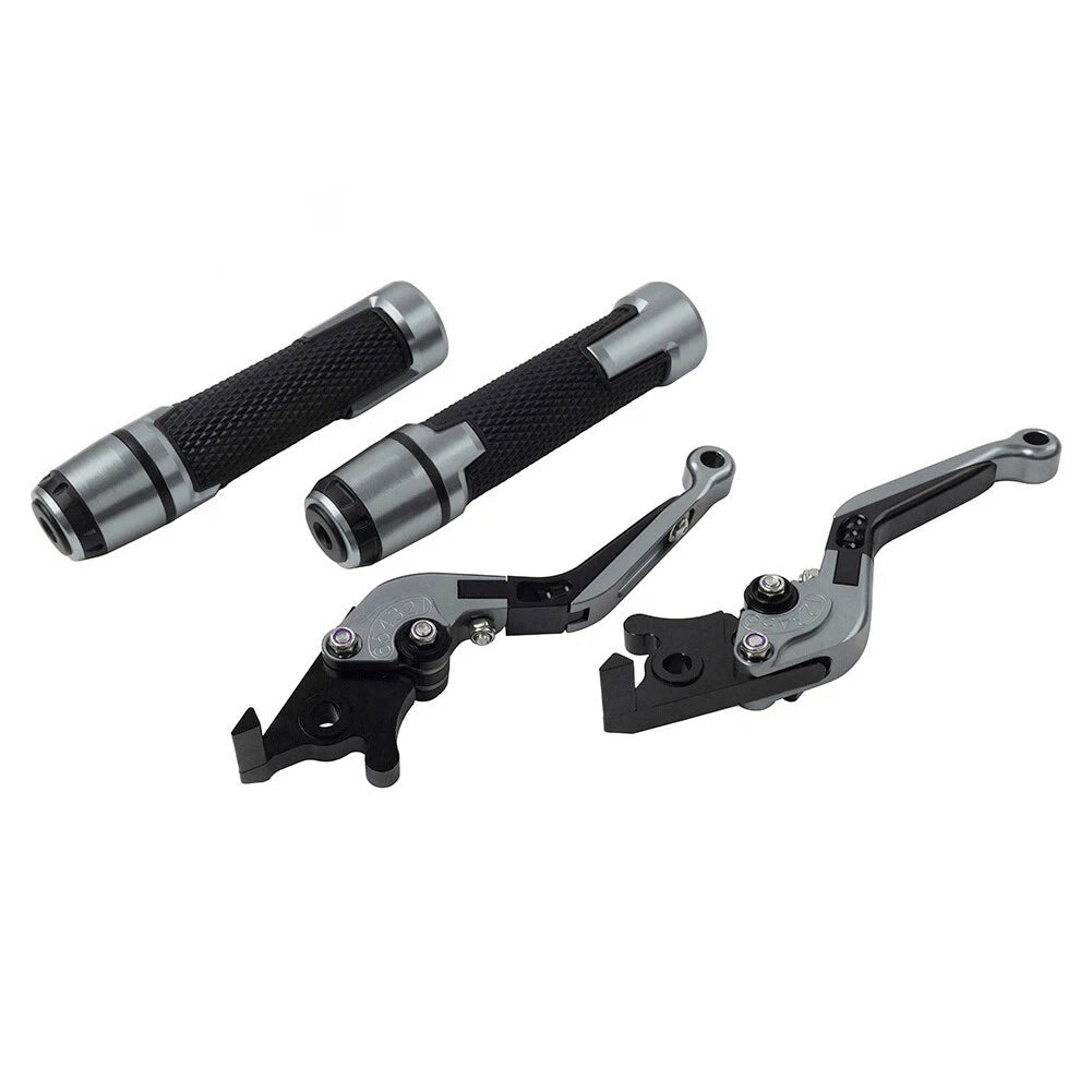 Brake Clutch Lever Handlebar Grip Set for Kawasaki Z1000 ZX6R (2003–2023)