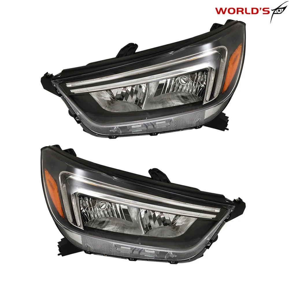 Headlight Assembly for Buick Encore (2017–2022) Halogen with LED DRL