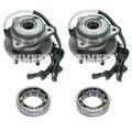 Front and Rear Wheel Bearings & Hubs Kit for Ford Explorer AWD (1996–2001)