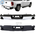 Steel Rear Step Bumper for Chevy Silverado/GMC Sierra 1500 (2014–2018)