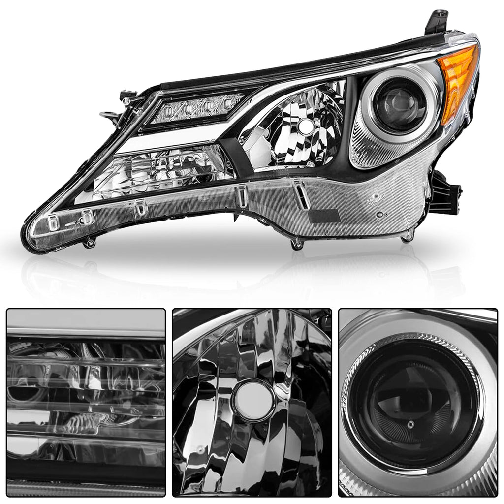 Halogen Headlight Chrome for Toyota RAV4 (2013-2015)