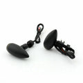 2X Black Bullet Turn Signal Light for Harley Softail Dyna Sportster V-Rod (T9)