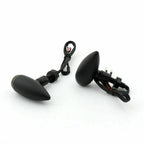 2X Black Bullet Turn Signal Light for Harley Softail Dyna Sportster V-Rod (T9)