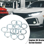 15pcs M18 Engine Oil Drain Screw Gasket 12157-10010 for Toyota Corolla (1971–1974)