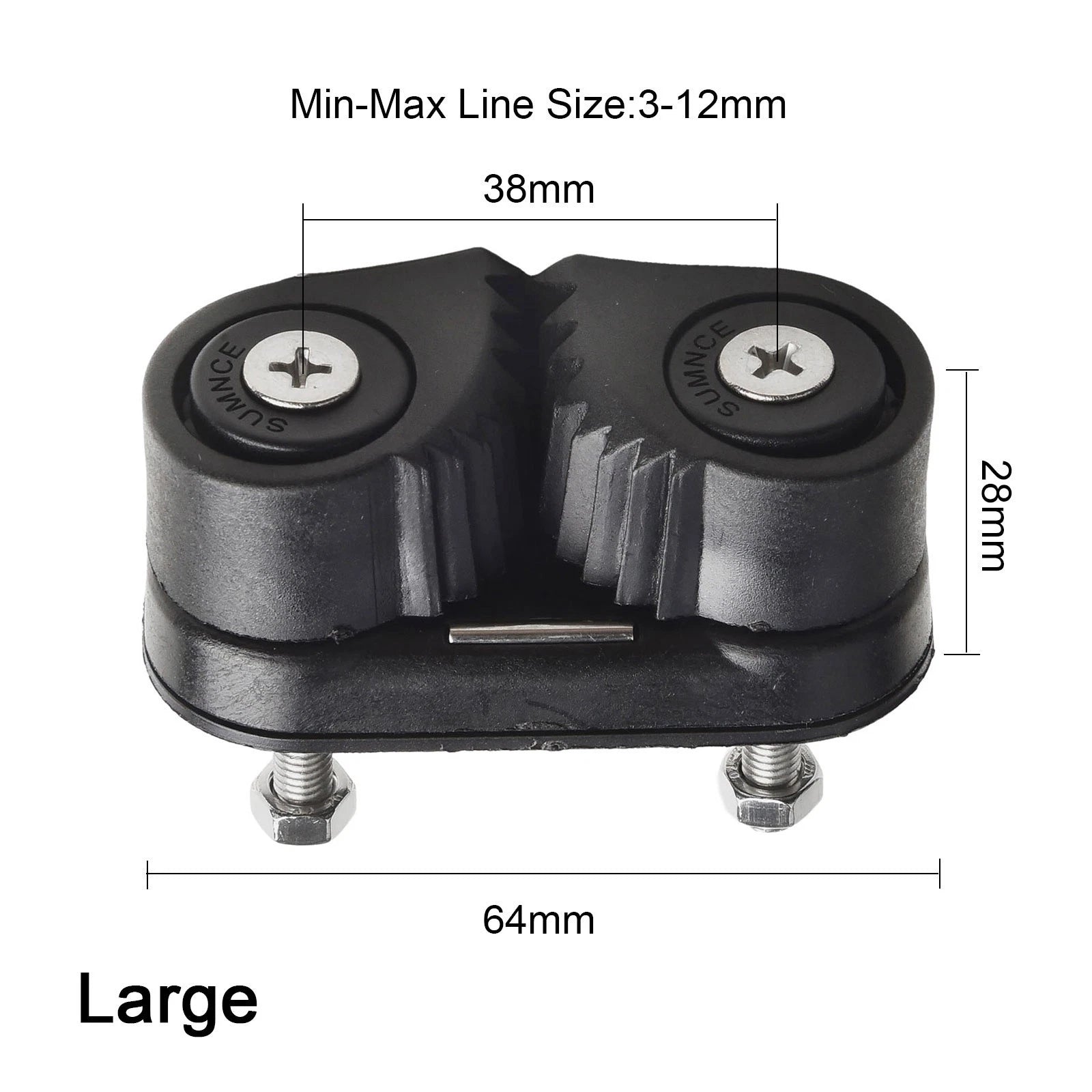 Nylon 2 Row Cam Cleat for Marine Use (Exceptional Wear Resistance)