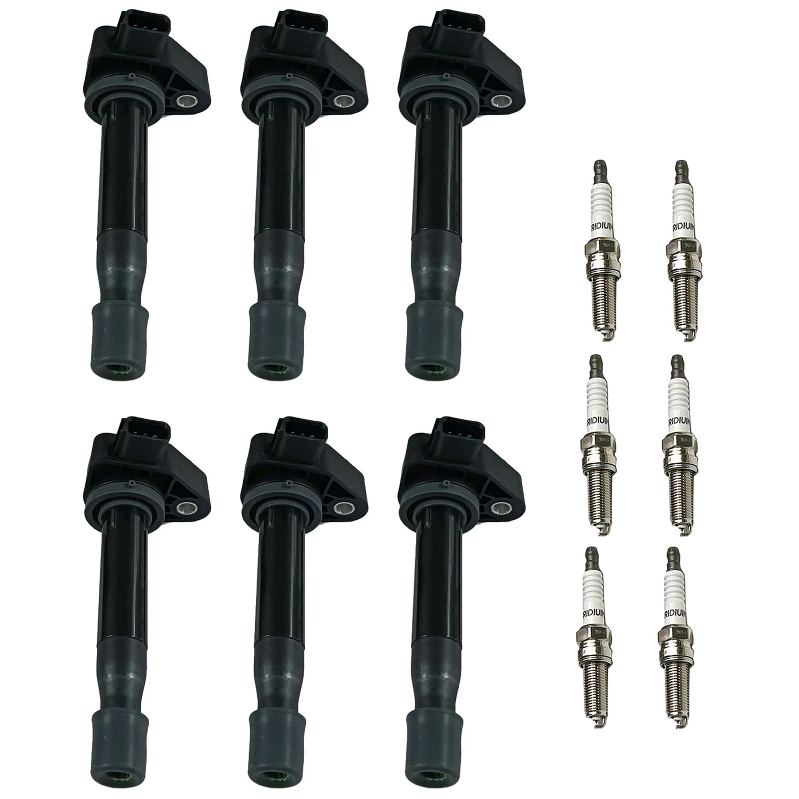6X Ignition Coils & Iridium Spark Plugs for Honda Odyssey Accord (2000–2023)