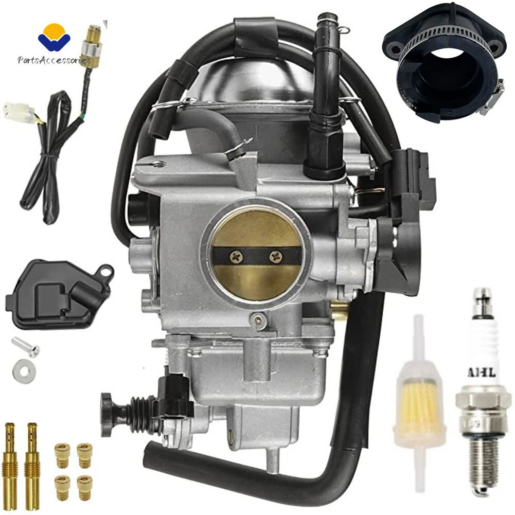 Carburetor & Intake Manifold Boot for Honda Foreman 500 TRX500FE TRX500FM (2005–2011)