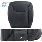 Front Right Bottom Seat Cover for Jeep Wrangler (2013–2017) Black Leather