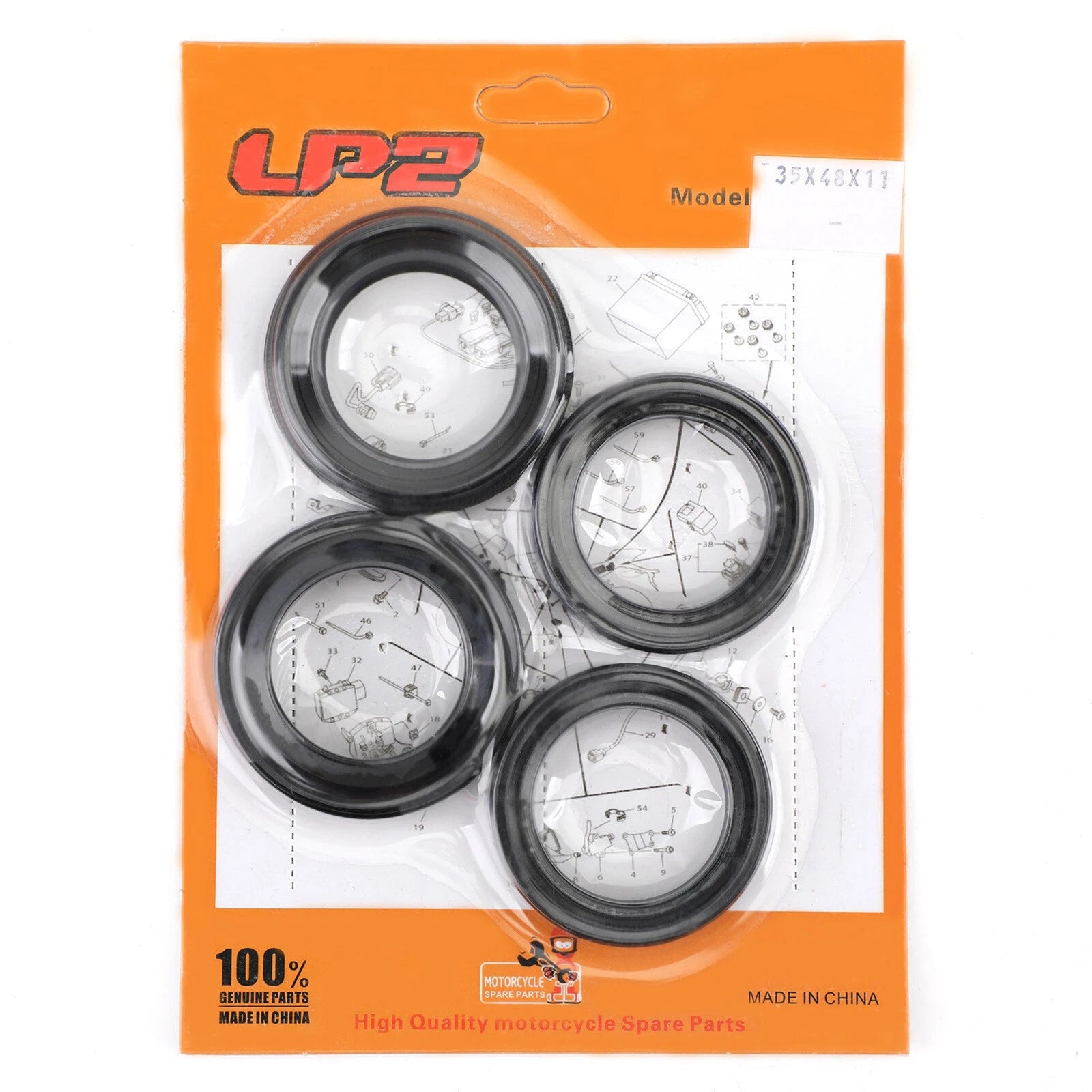 Fork Seal Dust Kit for Honda CB750 CBX 750 350 450 500 550 650 250 (1970–1982) 91255-KBH-003