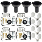 4X Carburetor Diaphragm Float Rebuild Kit for Honda VLX600 VT (1988–1998)