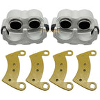 Rear Left Right Brake Caliper & Pads for Polaris Ranger 800 6x6 (2010–2017)