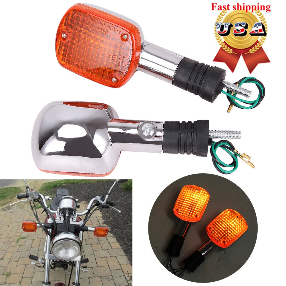 2X Turn Signal Light Indicator Blinker Amber for Honda Shadow CMX250 (1998–2007)