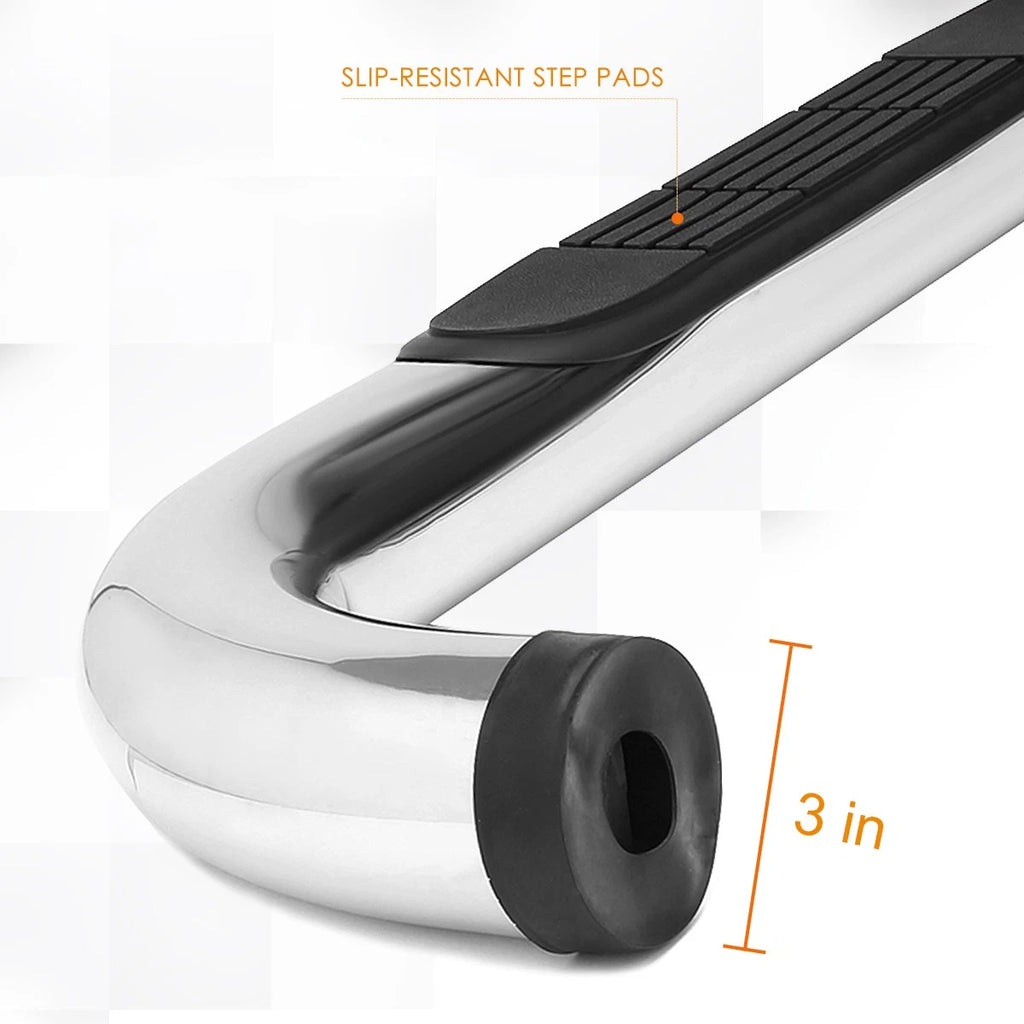 3" Side Step Nerf Bar Running Board Chrome for Ford F150 (2009–2014)