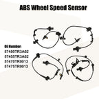 4X ABS Wheel Speed Sensor for Honda Civic (2012–2013)