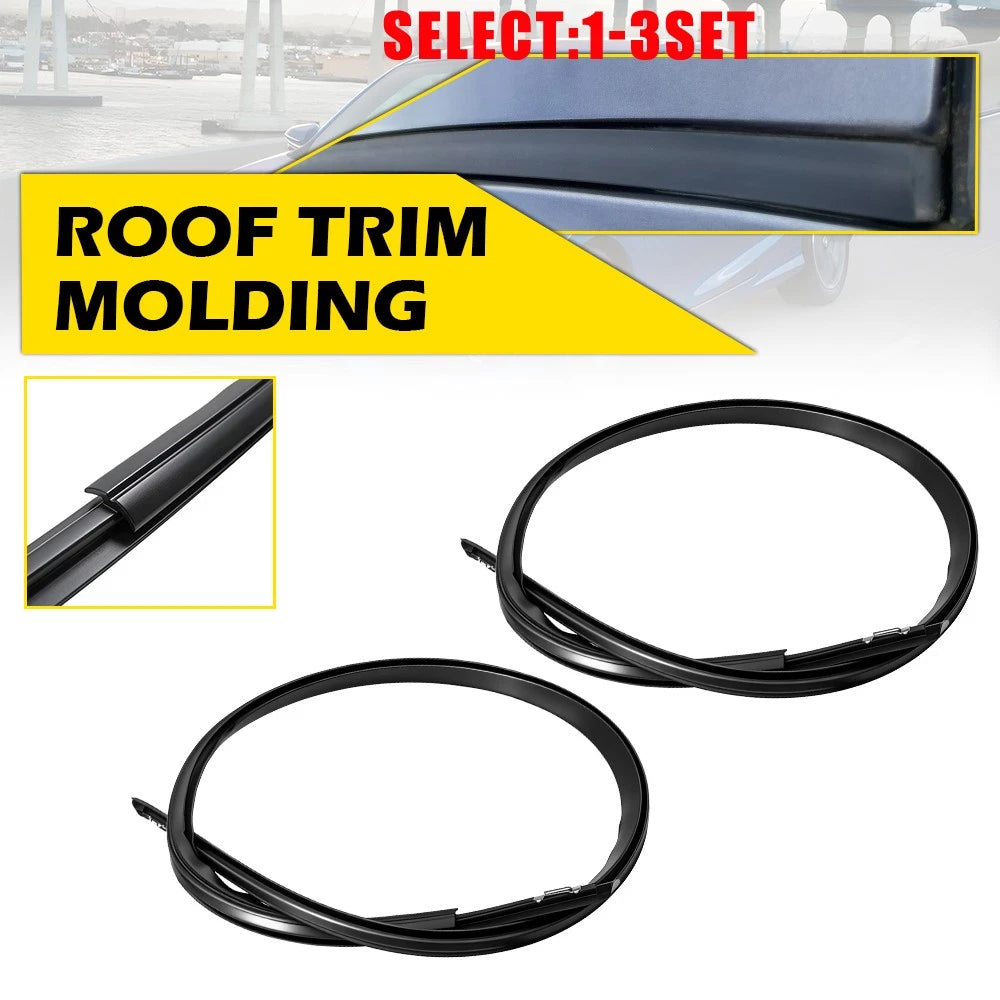 Set of 4 Roof Drip Molding Weather Stripping for Honda Civic & Insight (2016–2021)