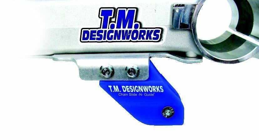 TM Designworks Rear Swingarm Chain Guide with Mount Bracket for Yamaha YFZ 450R, YFZ 450X (2004–2023)