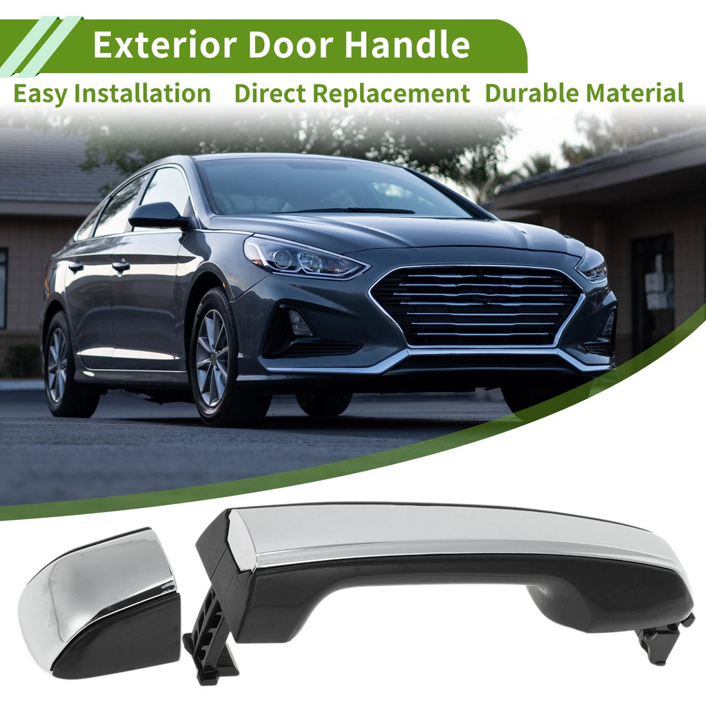 Exterior Door Handle for Toyota Lexus GX460 4Runner (2010–2023) Silver Tone Front Right