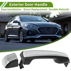 Exterior Door Handle for Toyota Lexus GX460 4Runner (2010–2023) Silver Tone Front Right