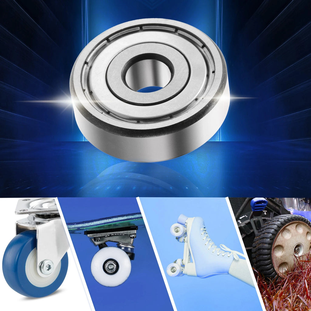 2 Pcs 10x35x11mm 6300ZZ Deep Groove Ball Bearings for Car 