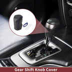 1Pc Gear Shift Knob Cover for Nissan Murano (2009–2013) Black Blue Faux Leather