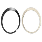 2X Black Headlight Bezel Trim Ring Cover for Mini Cooper R55 R56 (2007-2015)