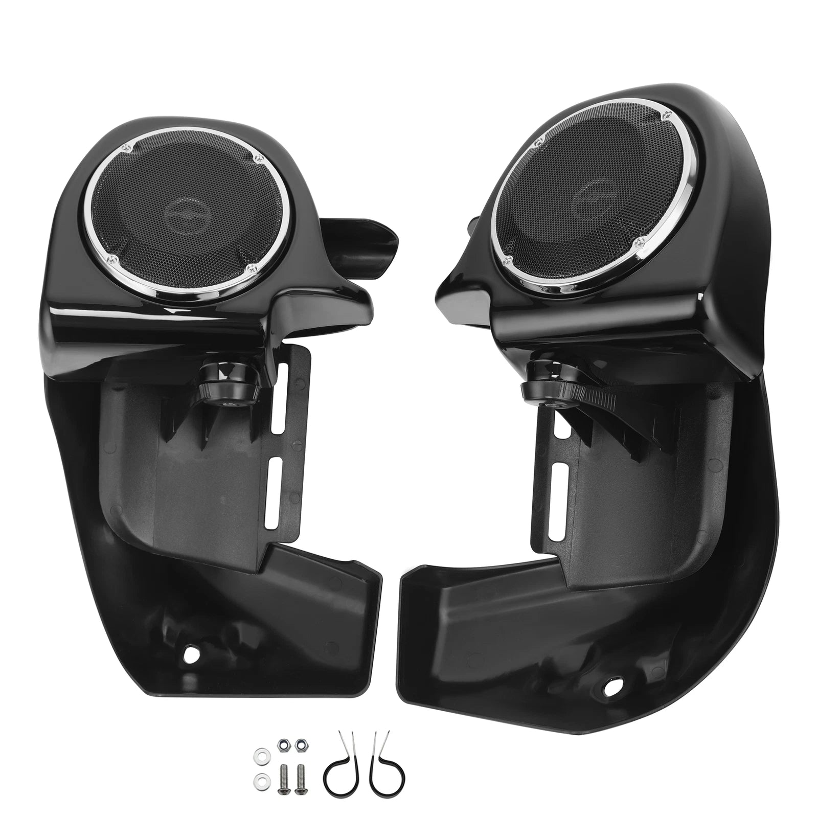 Lower vented leg fairing + 6.5'' speakers w/ grills for Harley Touring (1983–2013)