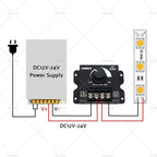 LED Dimmer Switch Controller for Strip Light (12V-24V)