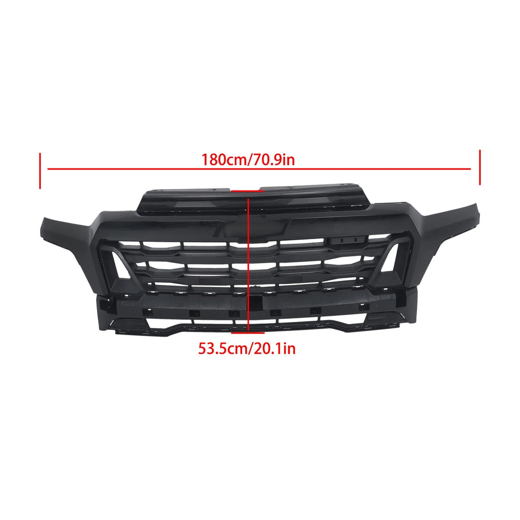 Gloss Black Front Upper Grille for Chevrolet Colorado Z71 (2023-2024)