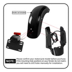 Rear Fender Fascia for Harley Electra Glide, Street Glide, Road Glide, Road King (2014–2023)
