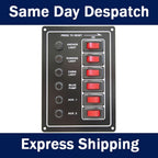 6 Switch Circuit Breaker Panel for Universal Applications (12V)
