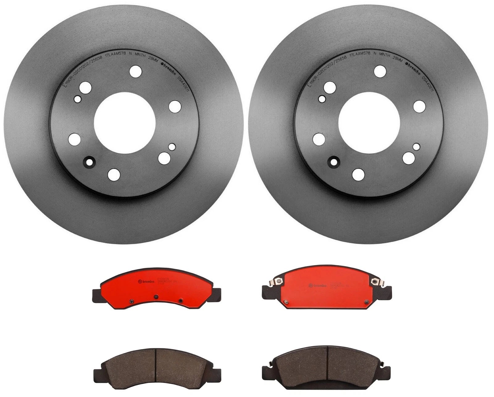 Brembo Front Brake Kit 330mm Disc Rotors & Ceramic Pads for Chevy Tahoe GMC Yukon