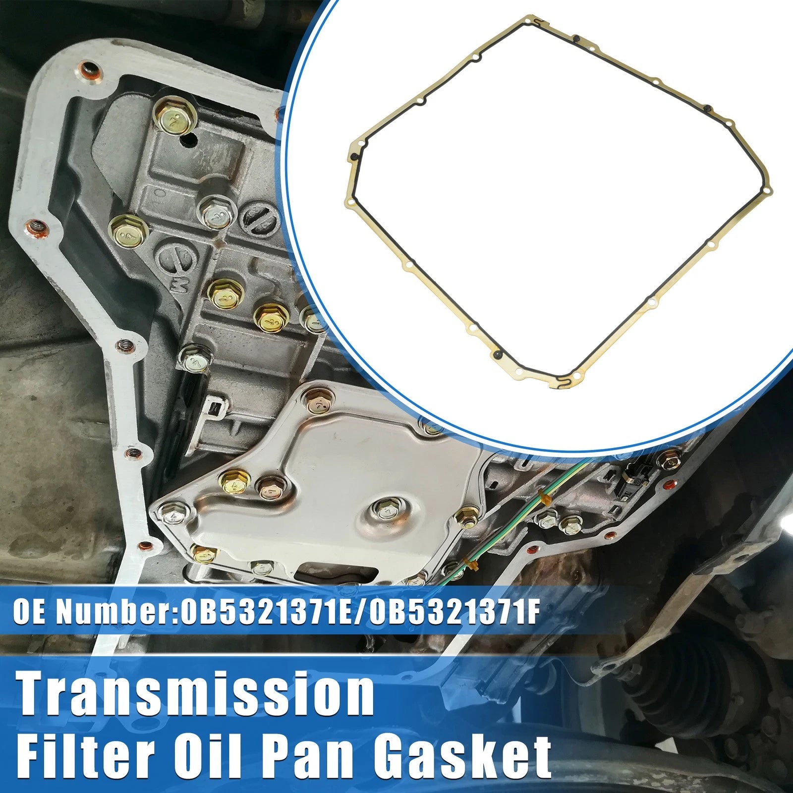 Transmission Filter Oil Pan Gasket for Audi A4 2.0L (2016) No. 0B5321371E