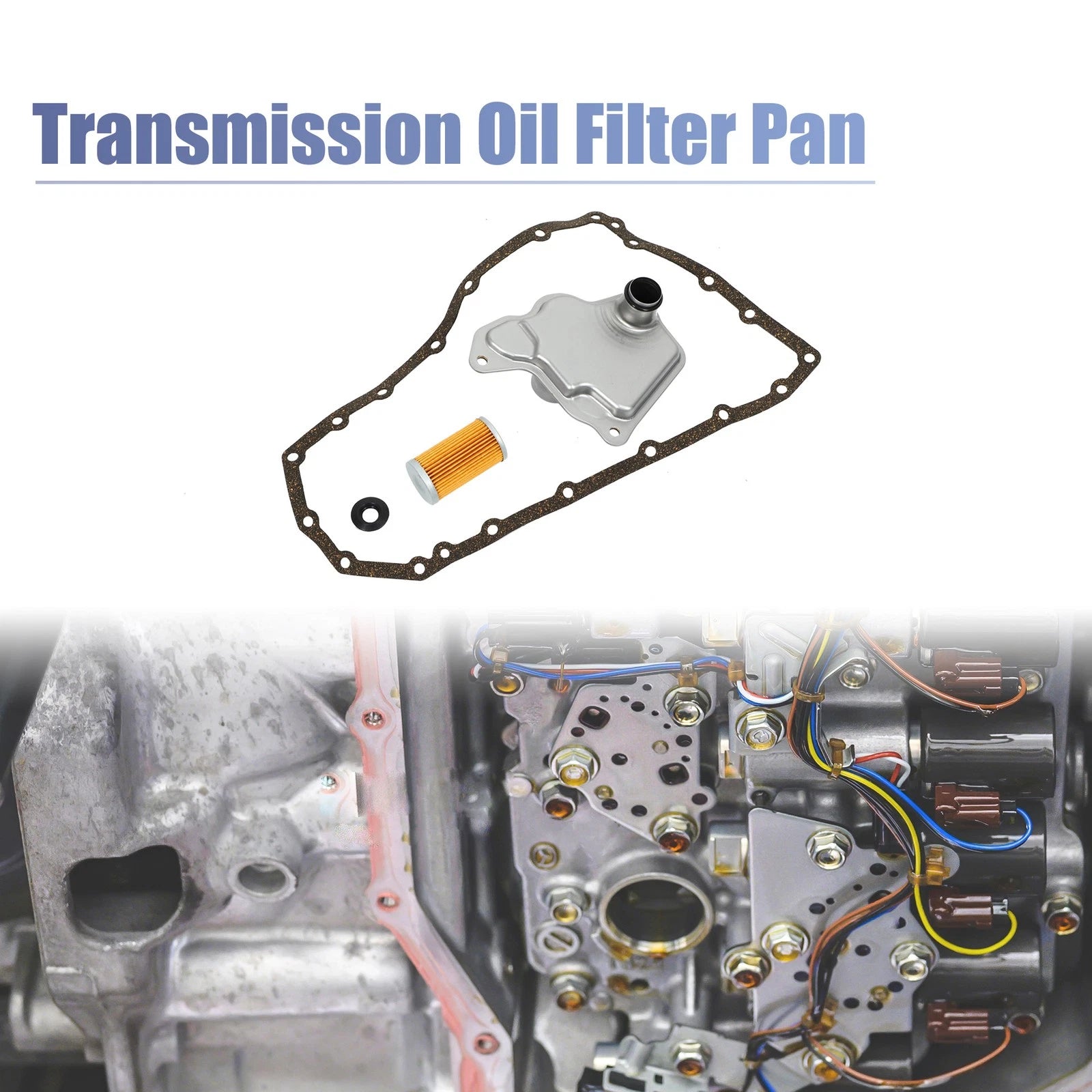 Transmission Filter Oil Pan Gasket Kit for Nissan Altima (2013–2018) 31726-28X0A 31728-29X0D