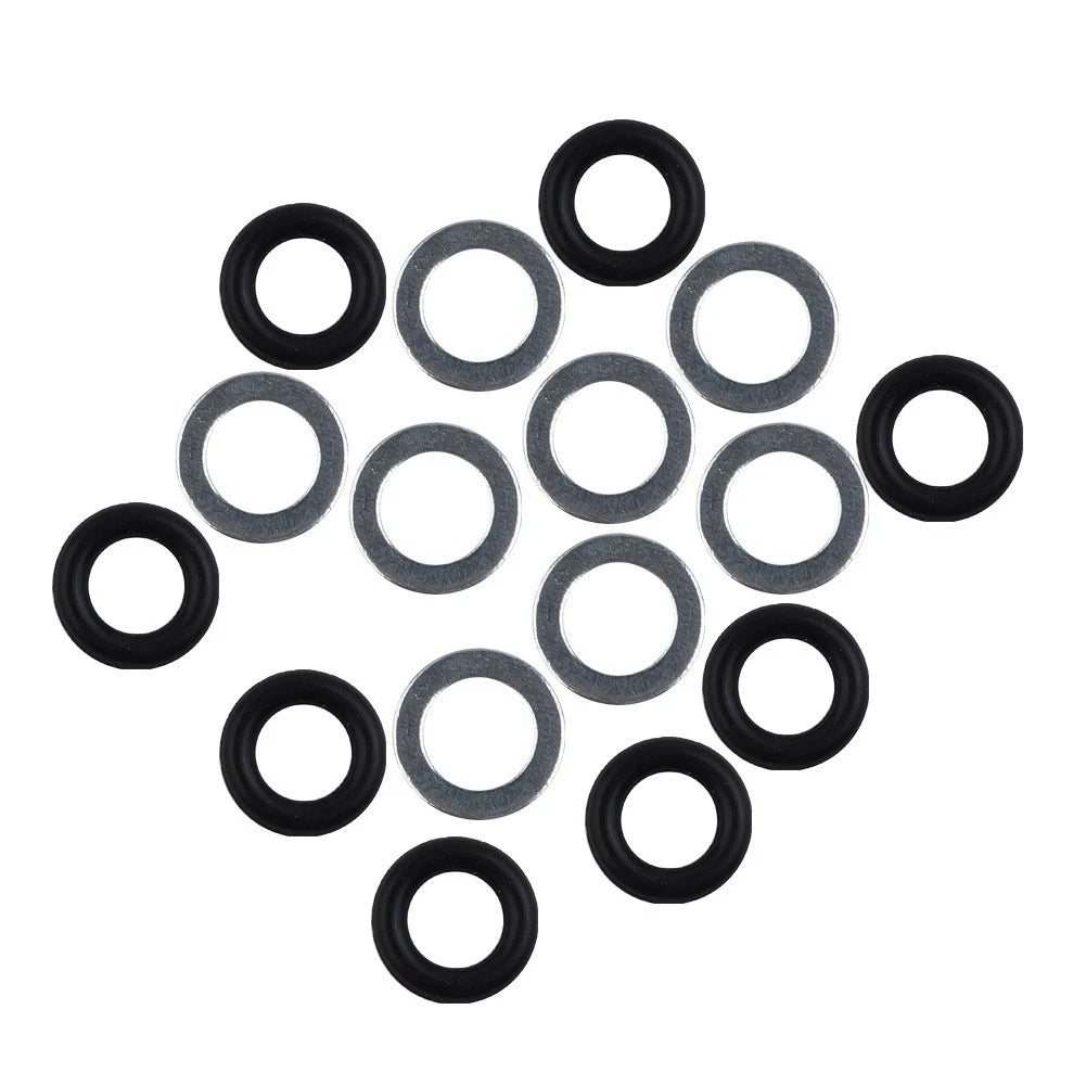 O-ring Washer Set of 8 Nitrile Rubber for Automotive Applications