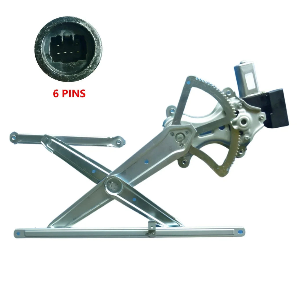 Front Right Window Regulator W/Motor 6 Pin for Toyota RAV4 (2000–2006)
