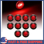 10x LED Side Marker Lights for Lorry (Off-Road)