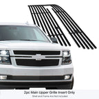 Upper Stainless Black Billet Grille Insert for Chevy Suburban/Tahoe (2015-2020)