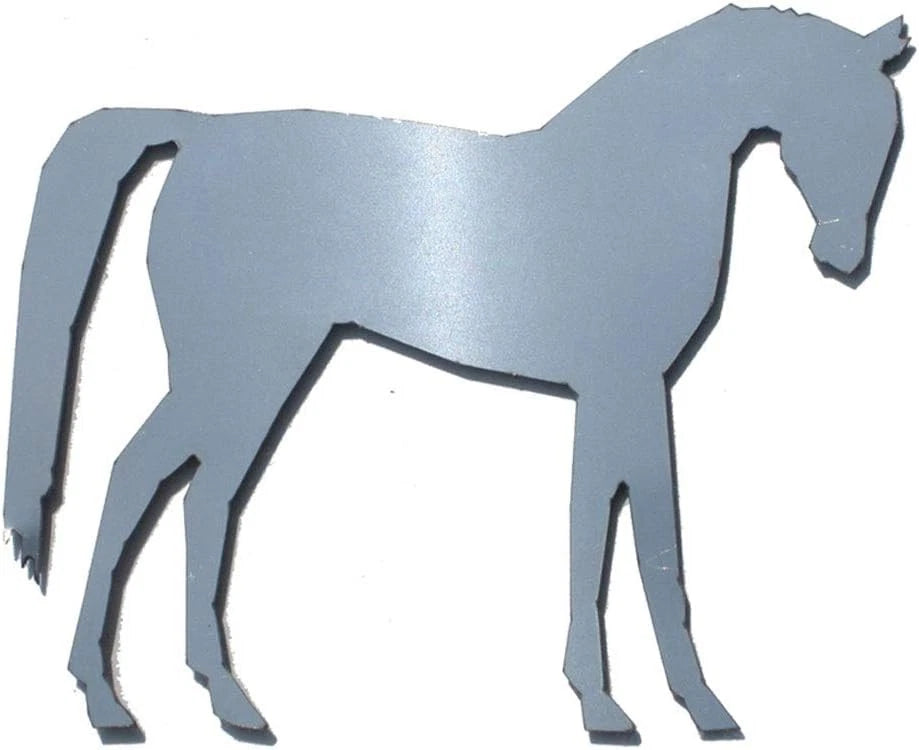 2pc. Luxury FX Stainless Steel Horse Emblem Accessory - LUXFX1754
