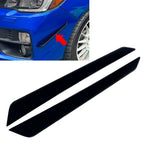 Glossy Black Front Bumper Side Spoiler Trim for Subaru WRX STI (2015–2021)