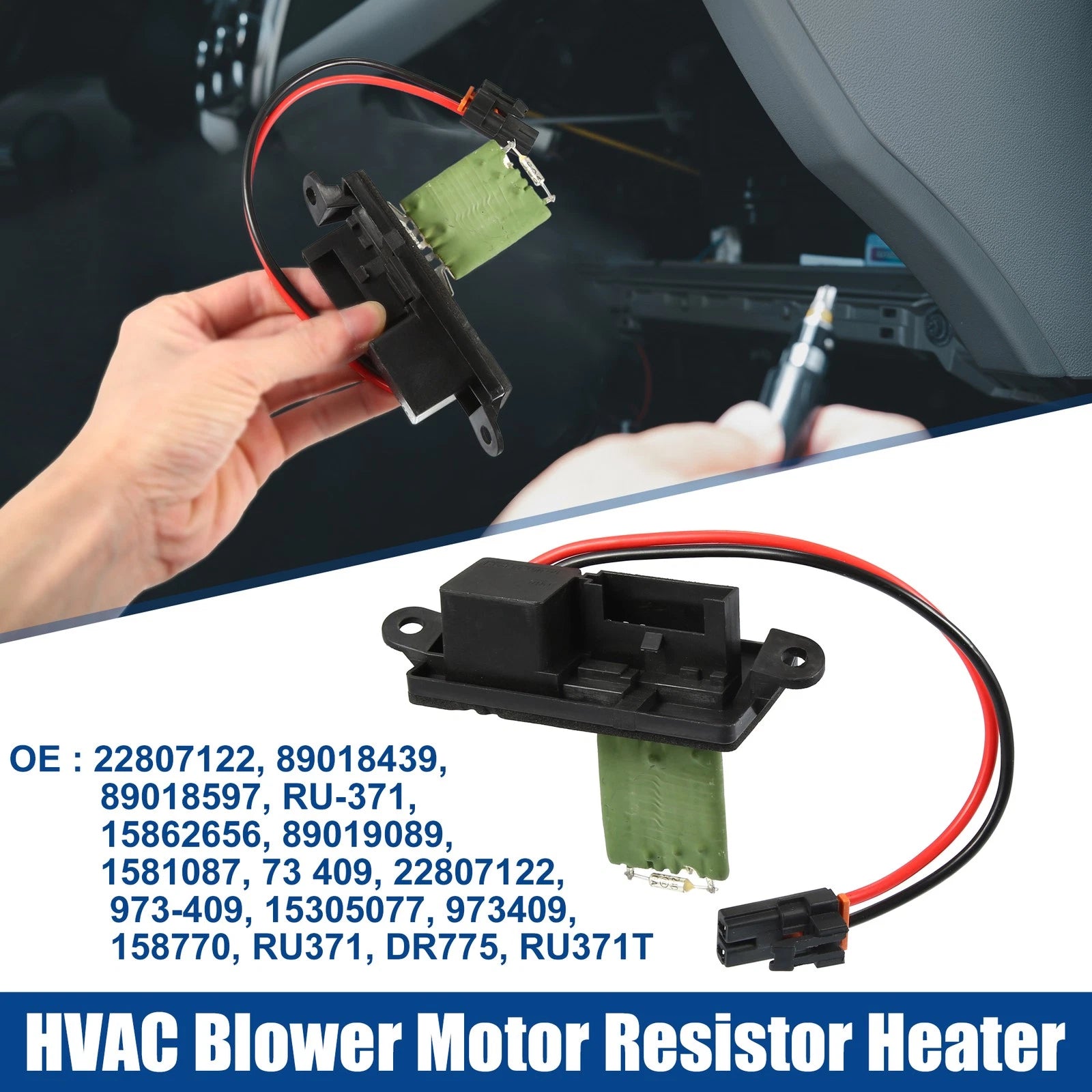 HVAC Blower Motor Resistor for Chevrolet Silverado 1500 (1999–2006)