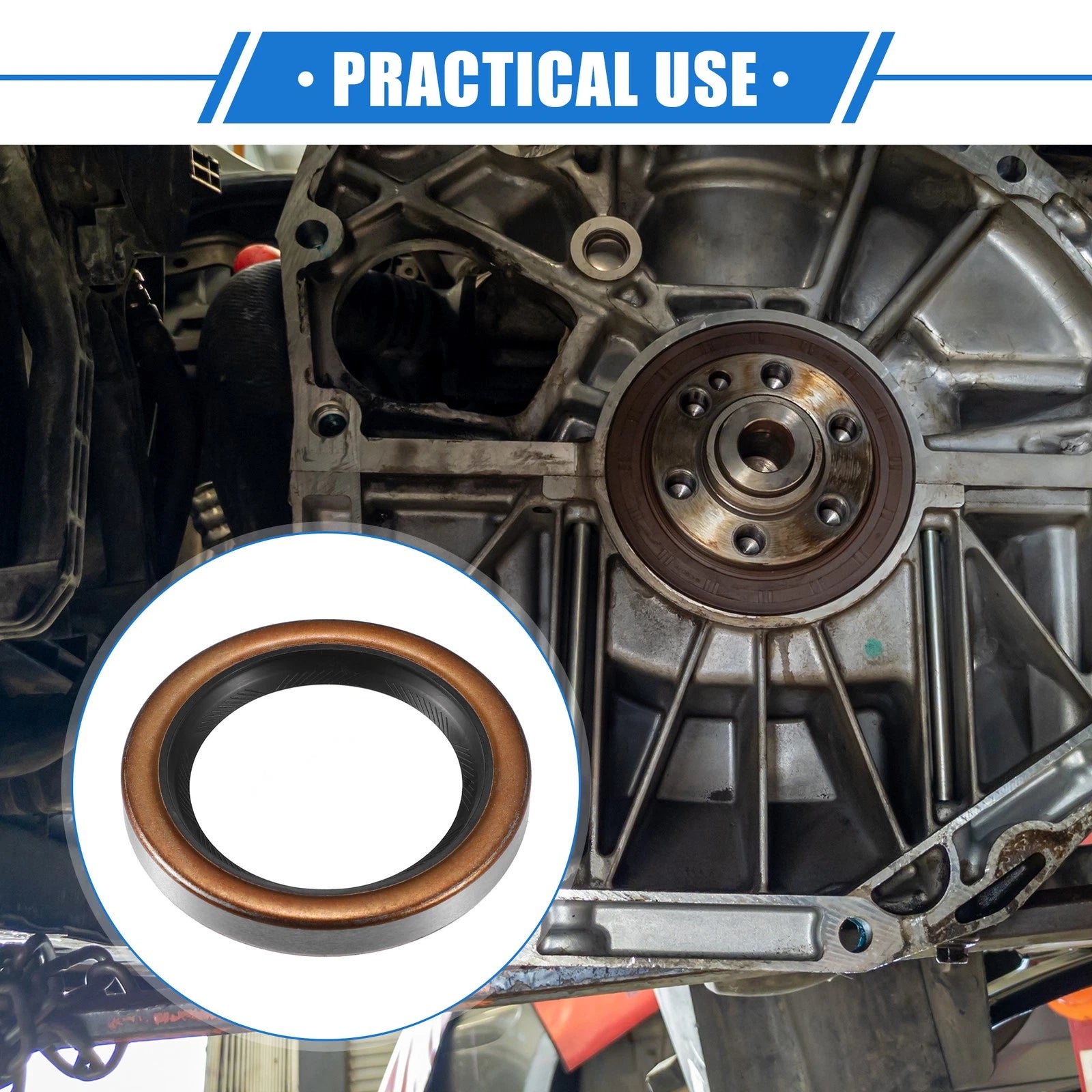 2X Engine Rear Crankshaft Oil Seal for Toyota 4Runner (1984–2002)