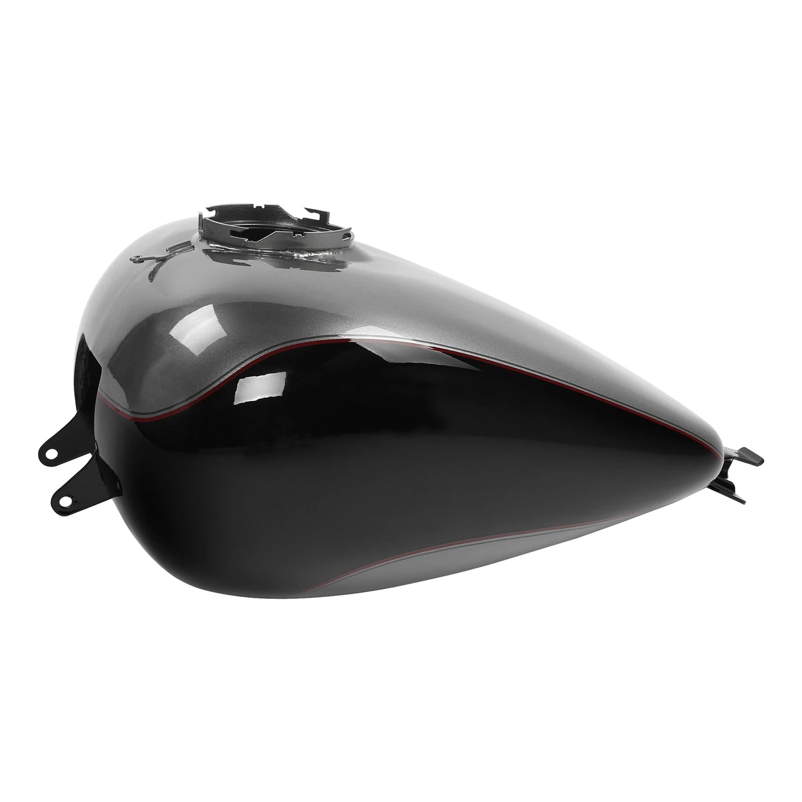 Fuel Gas Tank for Harley Electra Road Glide (2008–2024) Billet Silver/Vivid Black