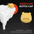 Front Engine Coolant Reservoir with Cap for Ford Fiesta (2003-2008)
