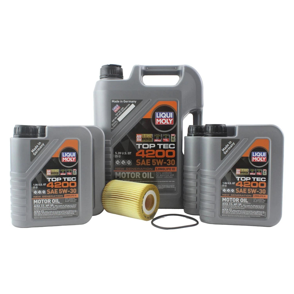 Liqui Moly Top Tec 4200 5W-30 Engine Oil Change Kit for Mercedes X164 ML320 ML350 (2006–2012)