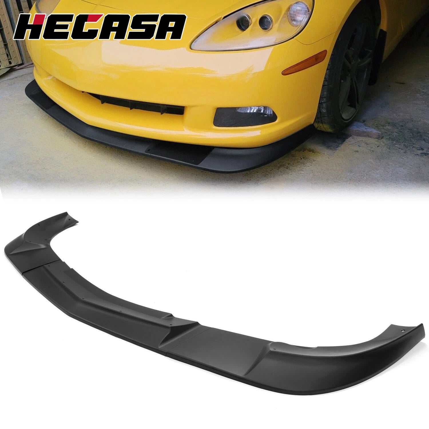 ZR1 Style Front Bumper Lip Spoiler for Chevy Corvette C6 (2005–2013)