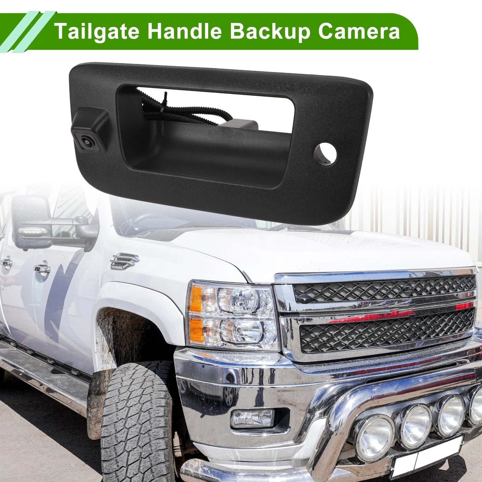 Tailgate Handle Backup Rear View Camera No. 22755304 for Chevrolet Silverado (2014–2019)
